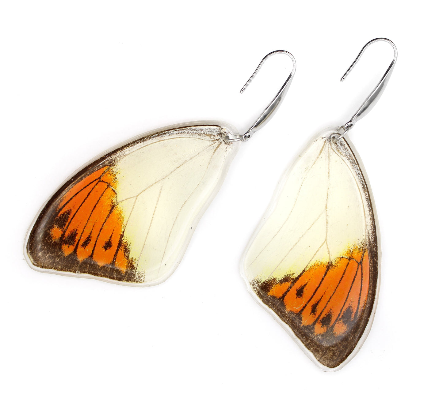 ARETES ACERO NARANJA