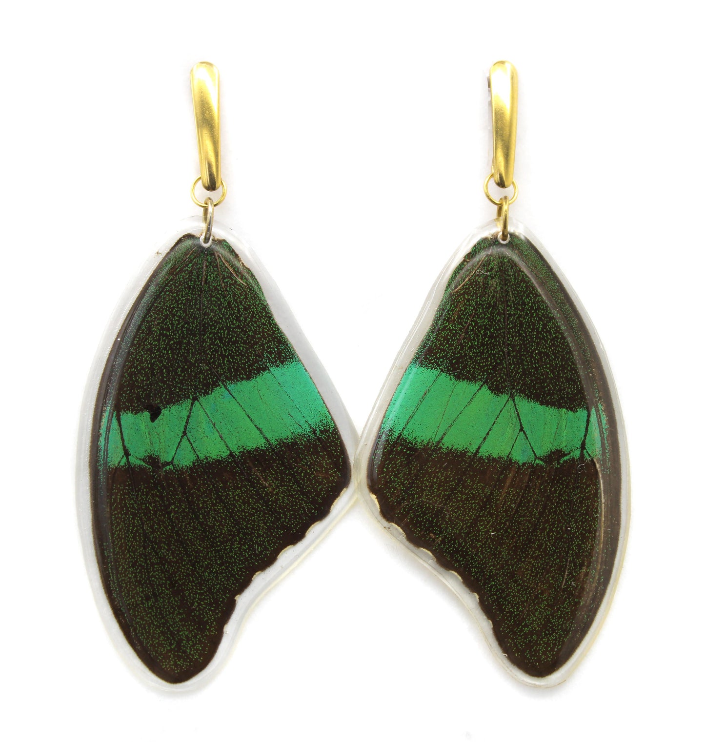 ARETES ACERO ESMERALDA SUPERIOR