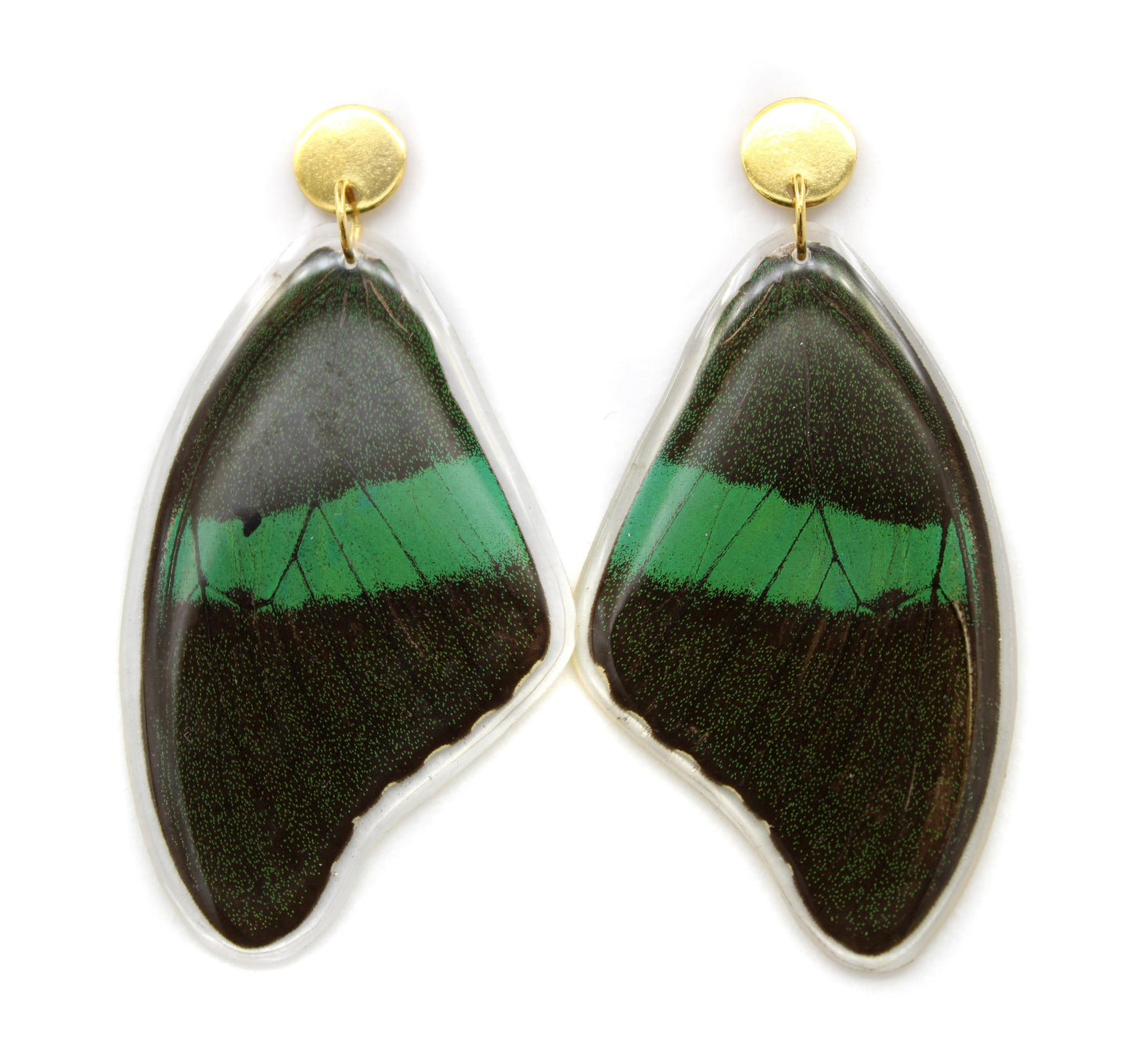 ARETES ACERO ESMERALDA SUPERIOR