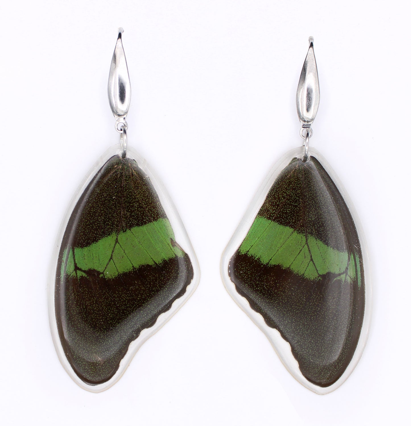 ARETES ACERO ESMERALDA SUPERIOR