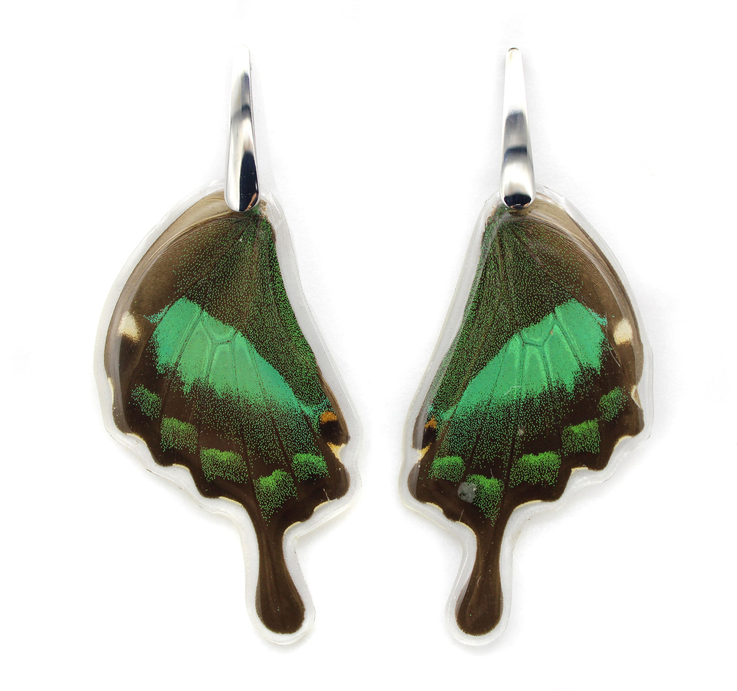 ARETES ACERO ESMERALDA