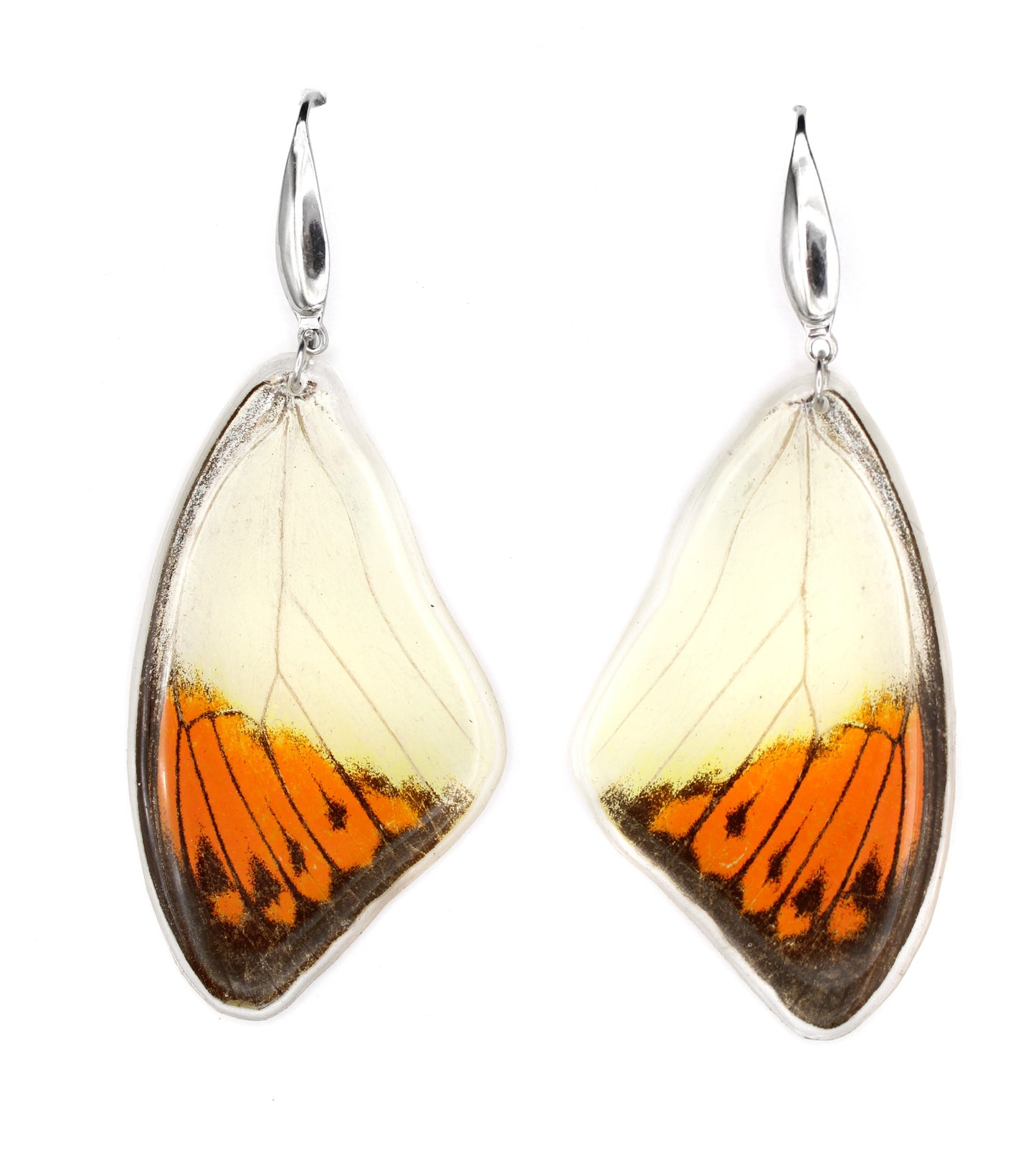 ARETES ACERO NARANJA