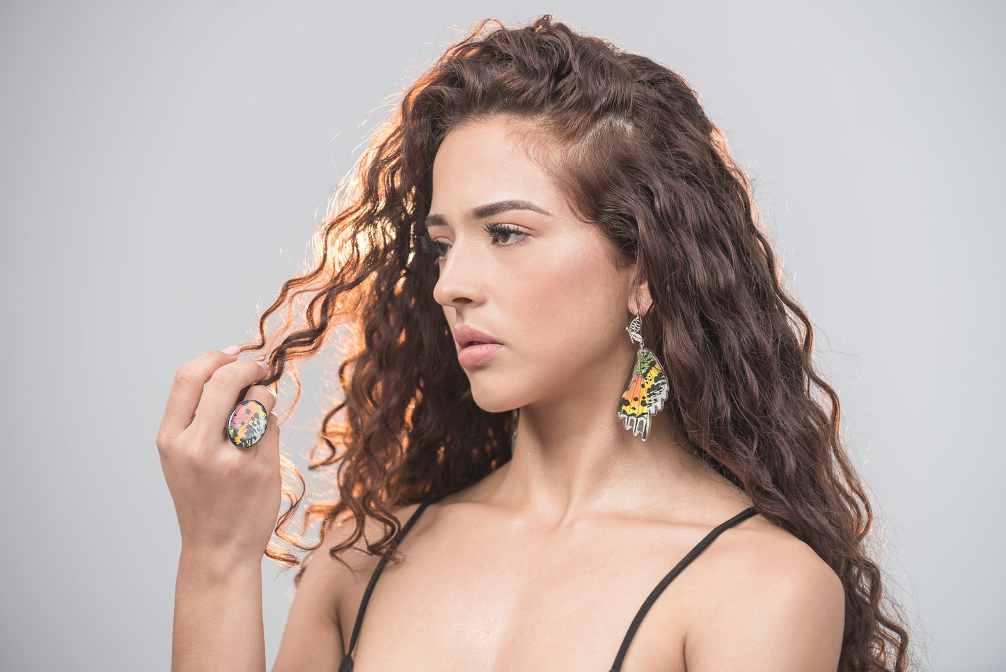 ARETES FILIGRANA MULTICOLOR